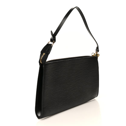 Louis Vuitton Epi Pochette Accessories 24 Black 3 of 6