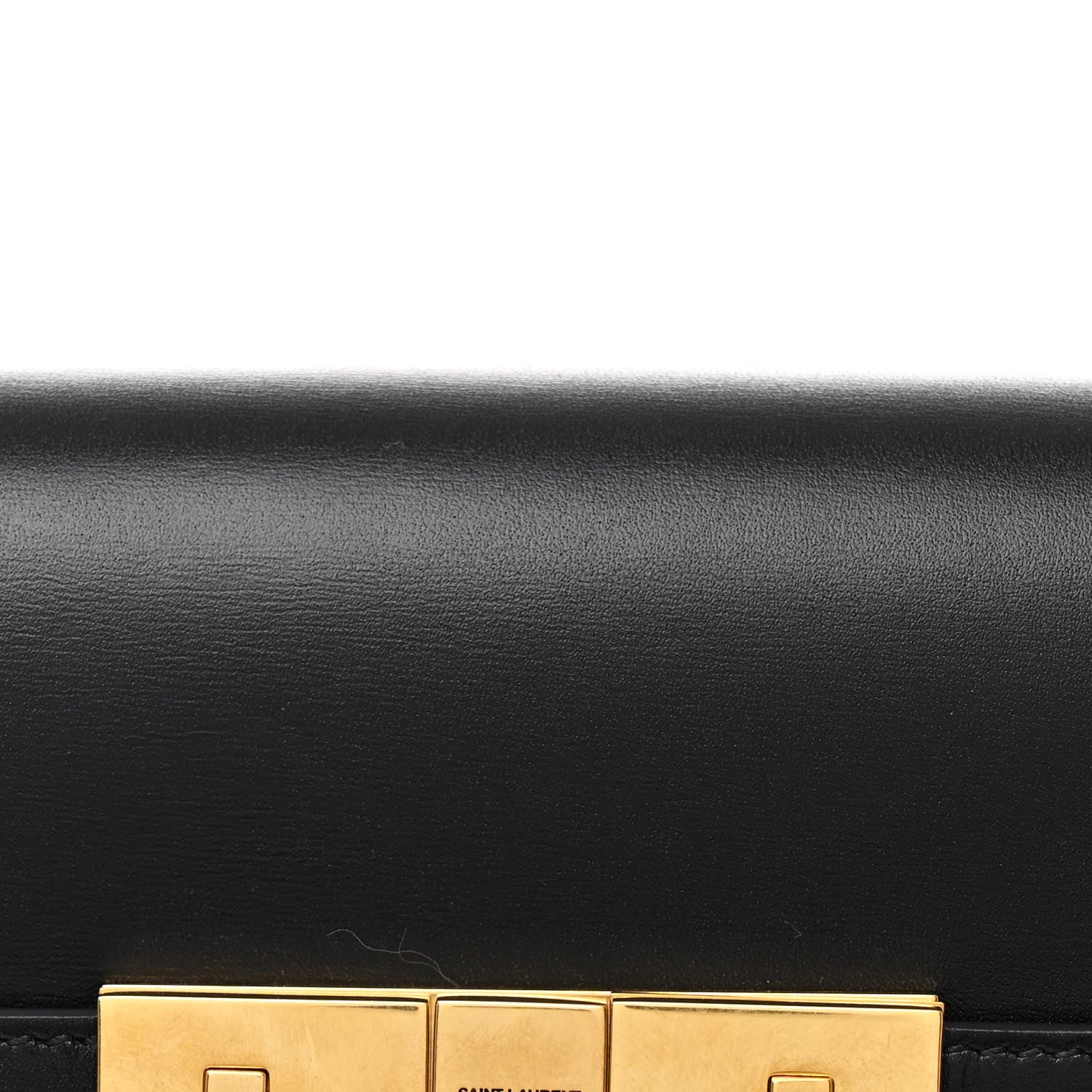 Saint Laurent Smooth Calfskin Manhattan Shoulder Bag Black 8 of 11
