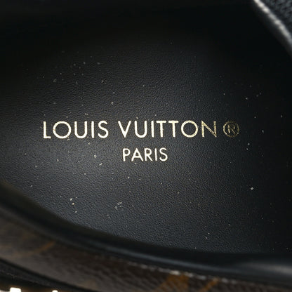 Louis Vuitton Suede Monogram Run Away Sneakers 39 Black 7 of 7