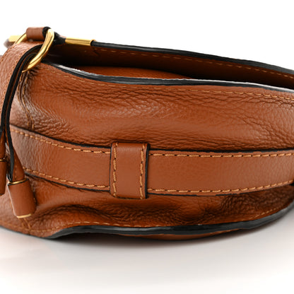 Chloe Grained Calfskin Small Marcie Saddle Bag Tan 10 of 10