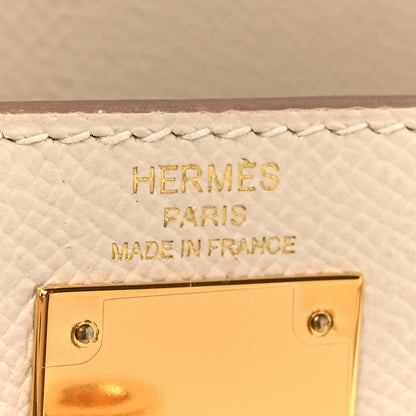Hermes Epsom Kelly Sellier 28 Craie 6 of 15