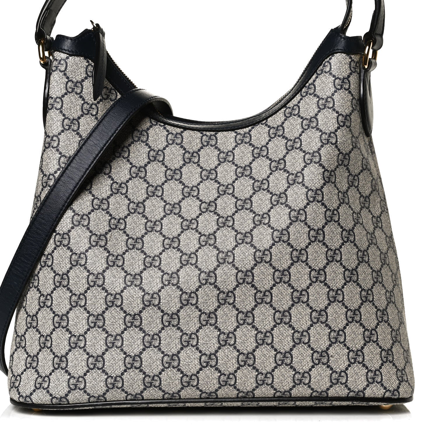 Gucci GG Supreme Monogram Linea A Hobo Navy 7 of 12