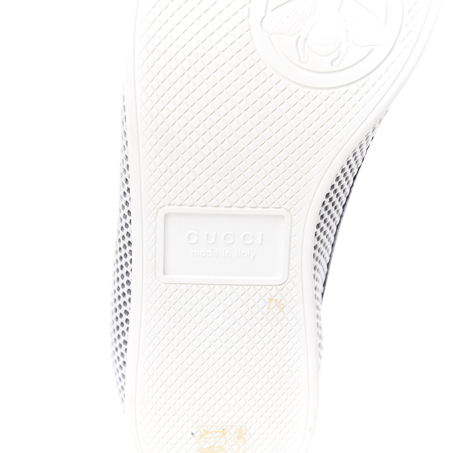 Gucci Calfskin Web Falacer Sneakers 7.5 White Blue Red 6 of 9