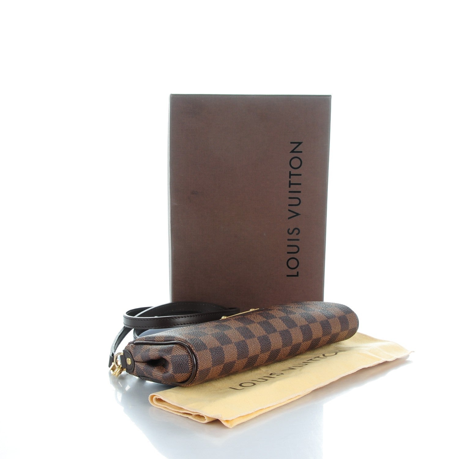 Louis Vuitton Damier Ebene Eva Clutch 4 of 8