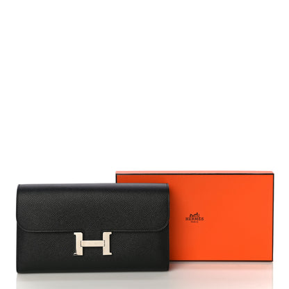 Hermes Epsom Constance Long Wallet Black 12 of 12