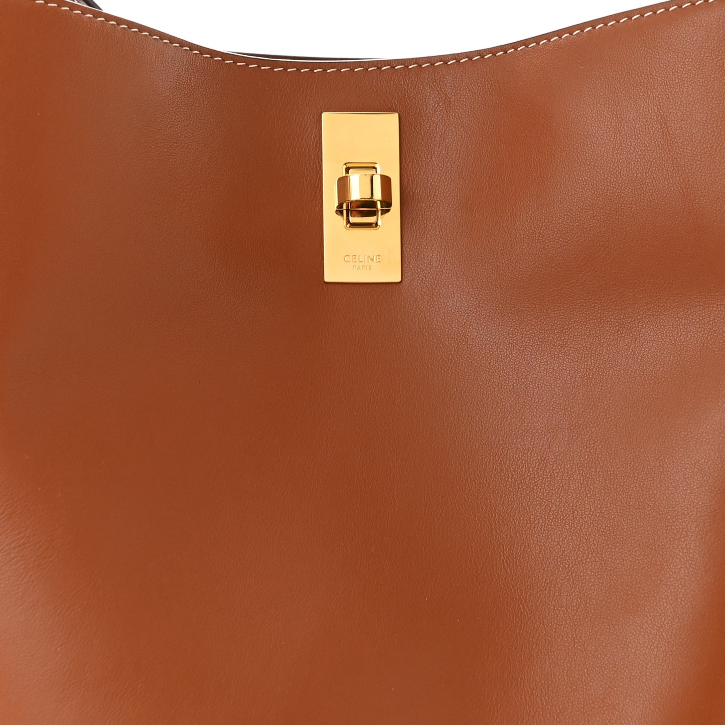 Smooth Calfskin Bucket 16 Bag Tan