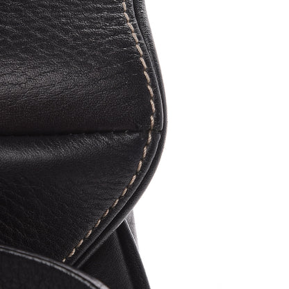 Christian Dior Grained Calfskin Saddle Belt Bag Black 11 of 11