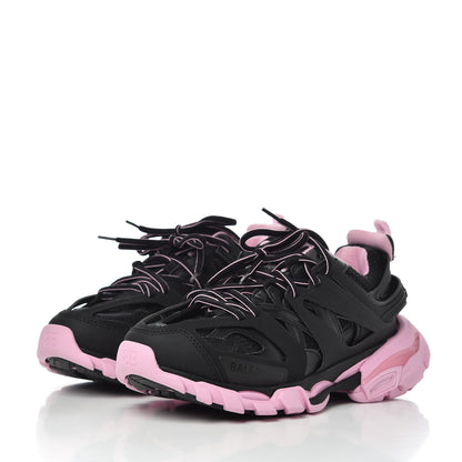 Balenciaga Mesh Nylon Bi-Color Womens Track Sneakers 36 Black Pink 3 of 14