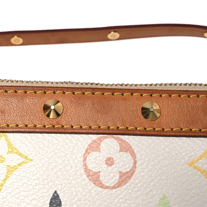 Louis Vuitton Monogram Multicolor Pochette Accessories White 10 of 13