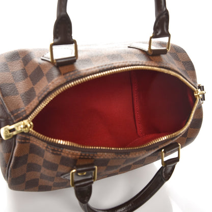 Louis Vuitton Damier Ebene Speedy Bandouliere 25 6 of 9