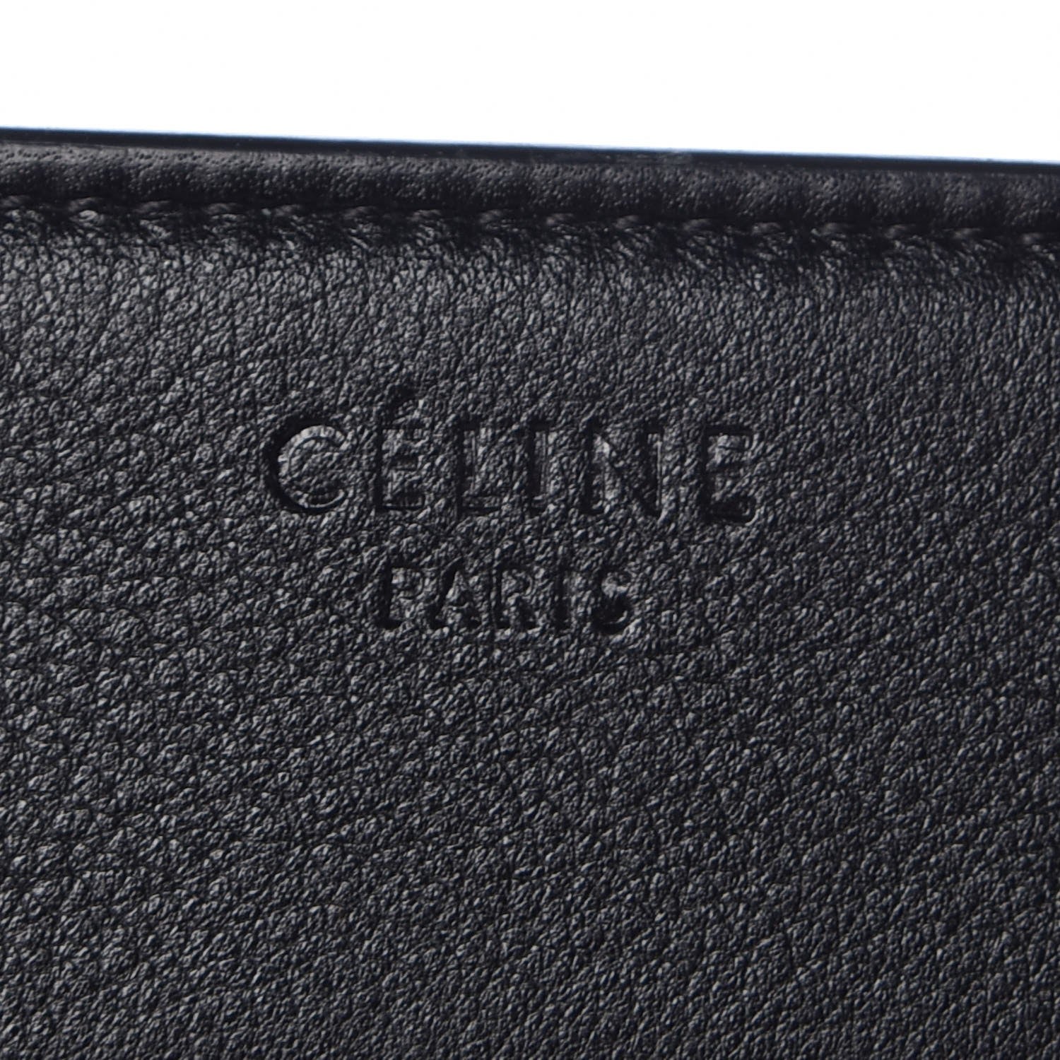 Celine Supple Calfskin Medium Phantom Luggage Black 6 of 8