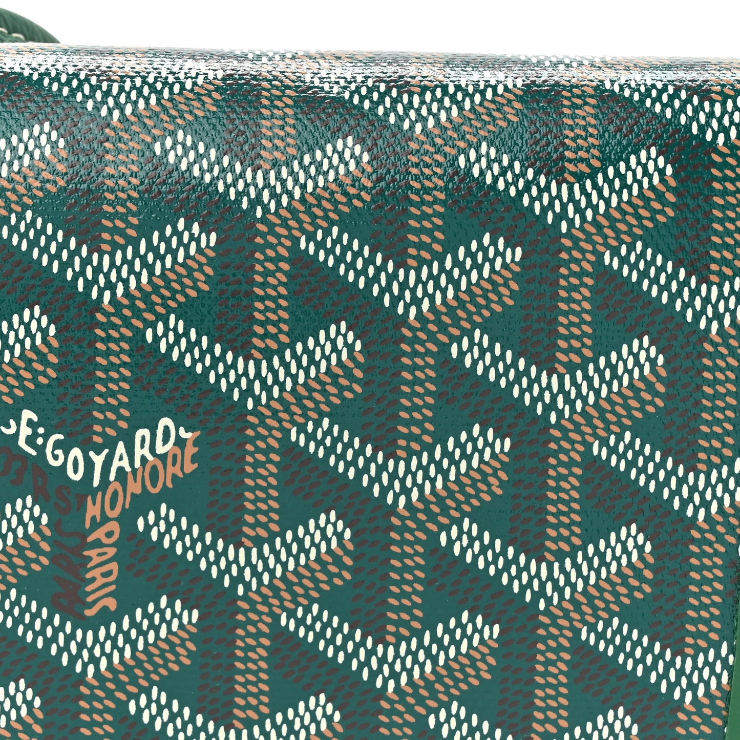 Goyardine Plumet Wallet Clutch Green