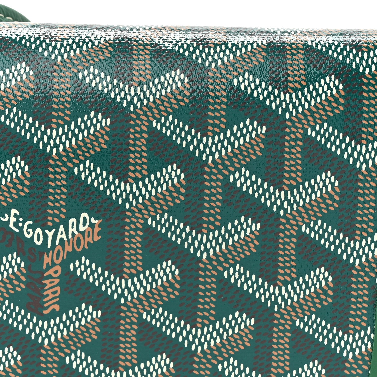 Goyard Goyardine Plumet Wallet Clutch Green 7 of 9