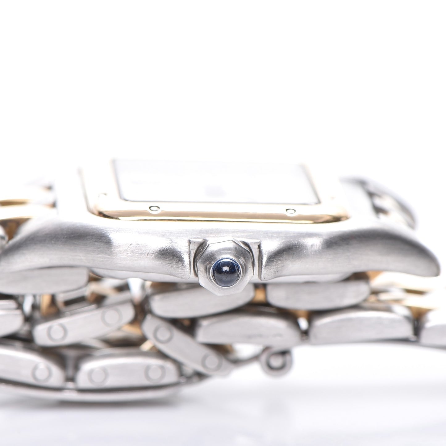 Stainless Steel 18K Yellow Gold 22mm Panthere Quartz Watch