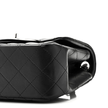 Chanel Lambskin Quilted Mini Square Flap Black 9 of 10