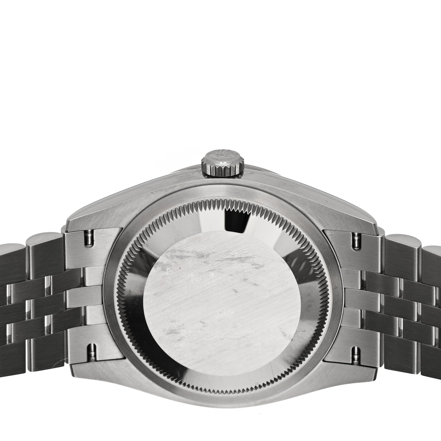 Rolex Stainless Steel 18K White Gold 36mm Oyster Perpetual Datejust Watch Blue Fluted 126234 4 of 5