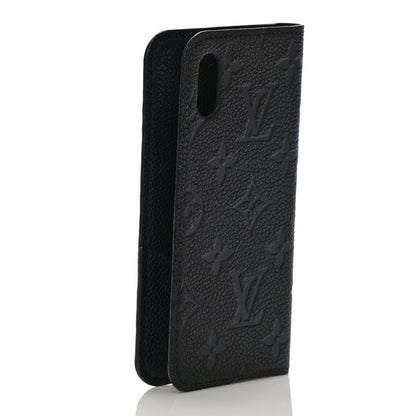 Louis Vuitton Empreinte iPhone X/XS Folio Case Black 3 of 13