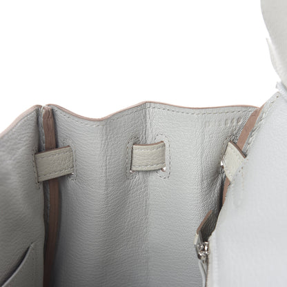 Hermes Togo Birkin 25 Gris Perle 17 of 34