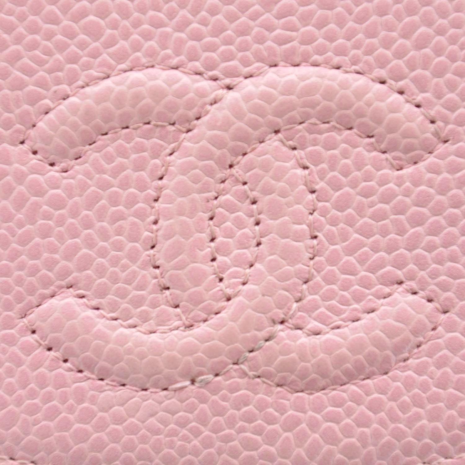 Chanel Caviar CC Flap Wallet Pink 12 of 12