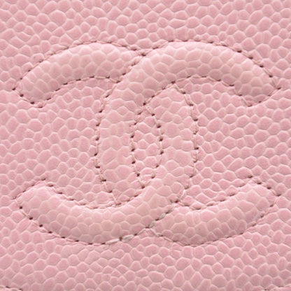 Chanel Caviar CC Flap Wallet Pink 12 of 12