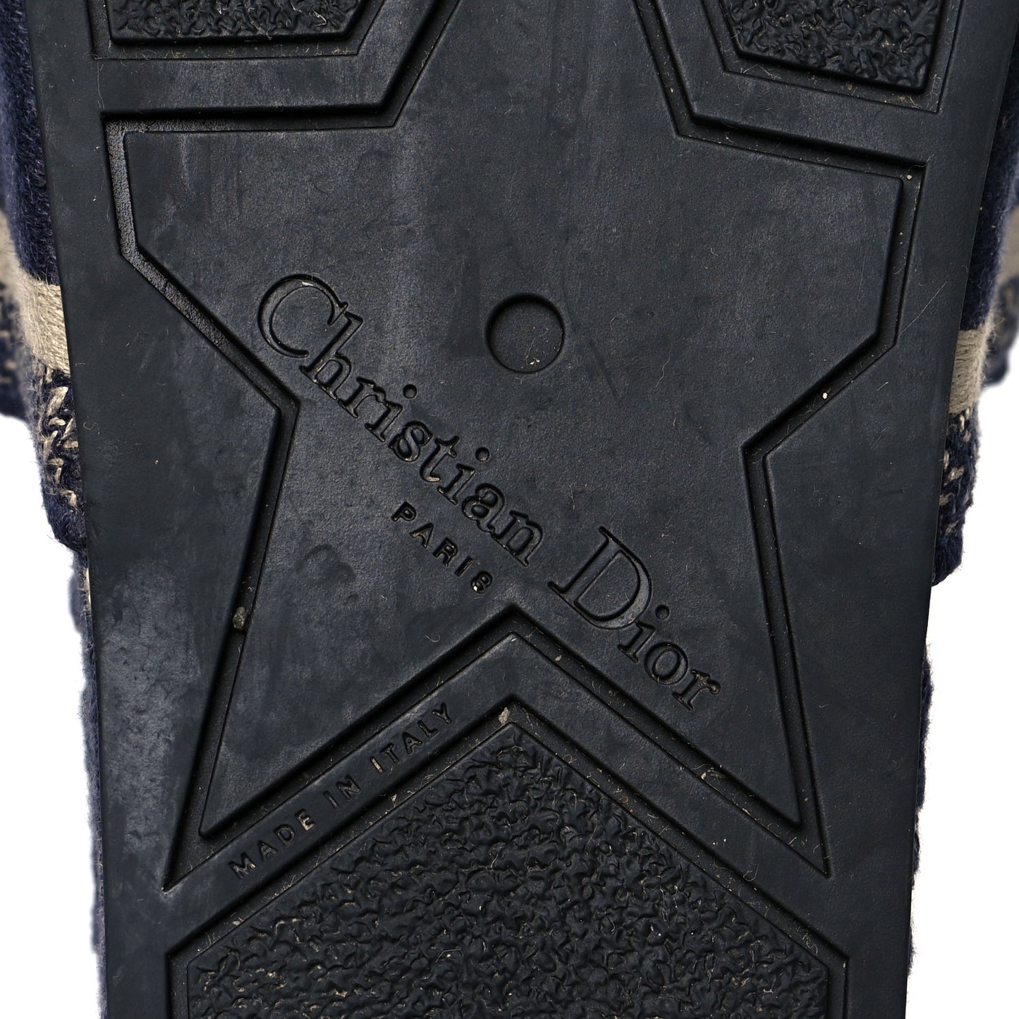 Oblique D-Way Platform Slide Sandals 39 Deep Blue