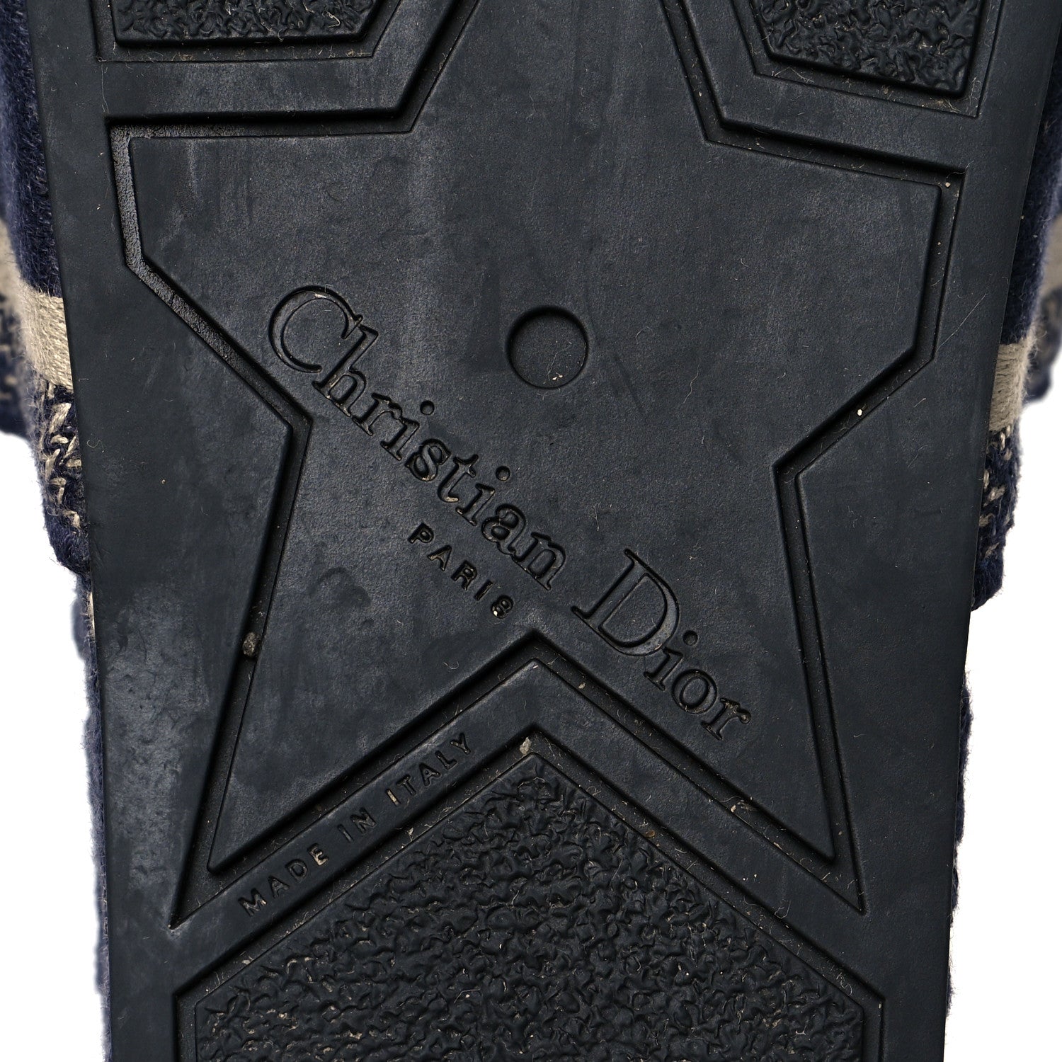 Christian Dior Oblique D-Way Platform Slide Sandals 39 Deep Blue 7 of 8