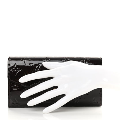 Louis Vuitton Vernis Sarah Wallet NM Amarante 2 of 10