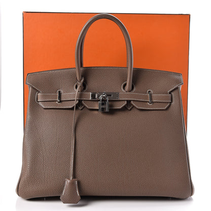 Hermes Togo Birkin 35 Etoupe 37 of 37