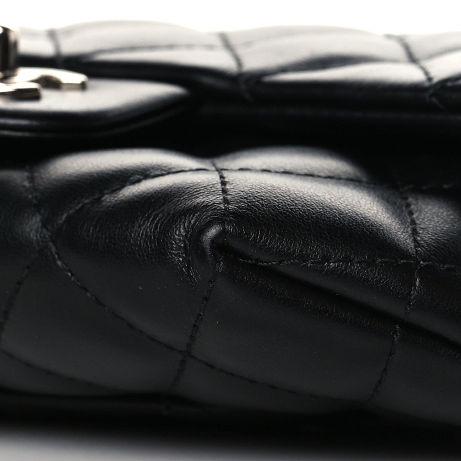 Chanel Calfskin Quilted CC Uniform Flap Belt Bag Black 10 of 10