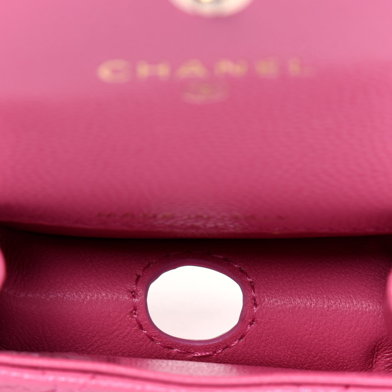 Chanel Caviar Quilted Crystal CC Airpods Pro Case Pink 6 of 10