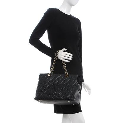 Chanel Caviar Quilted Grand Timeless Tote GTT Black 2 of 22
