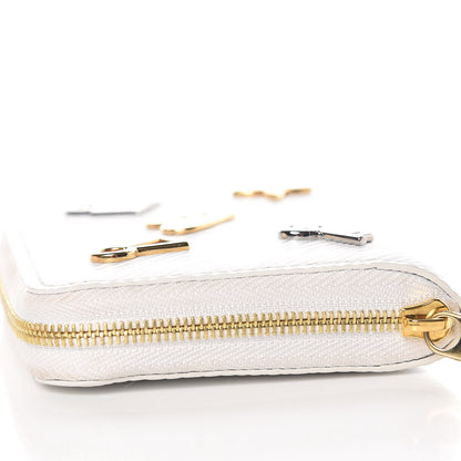 Louis Vuitton Epi Love Lock Zippy Coin Purse White 7 of 10