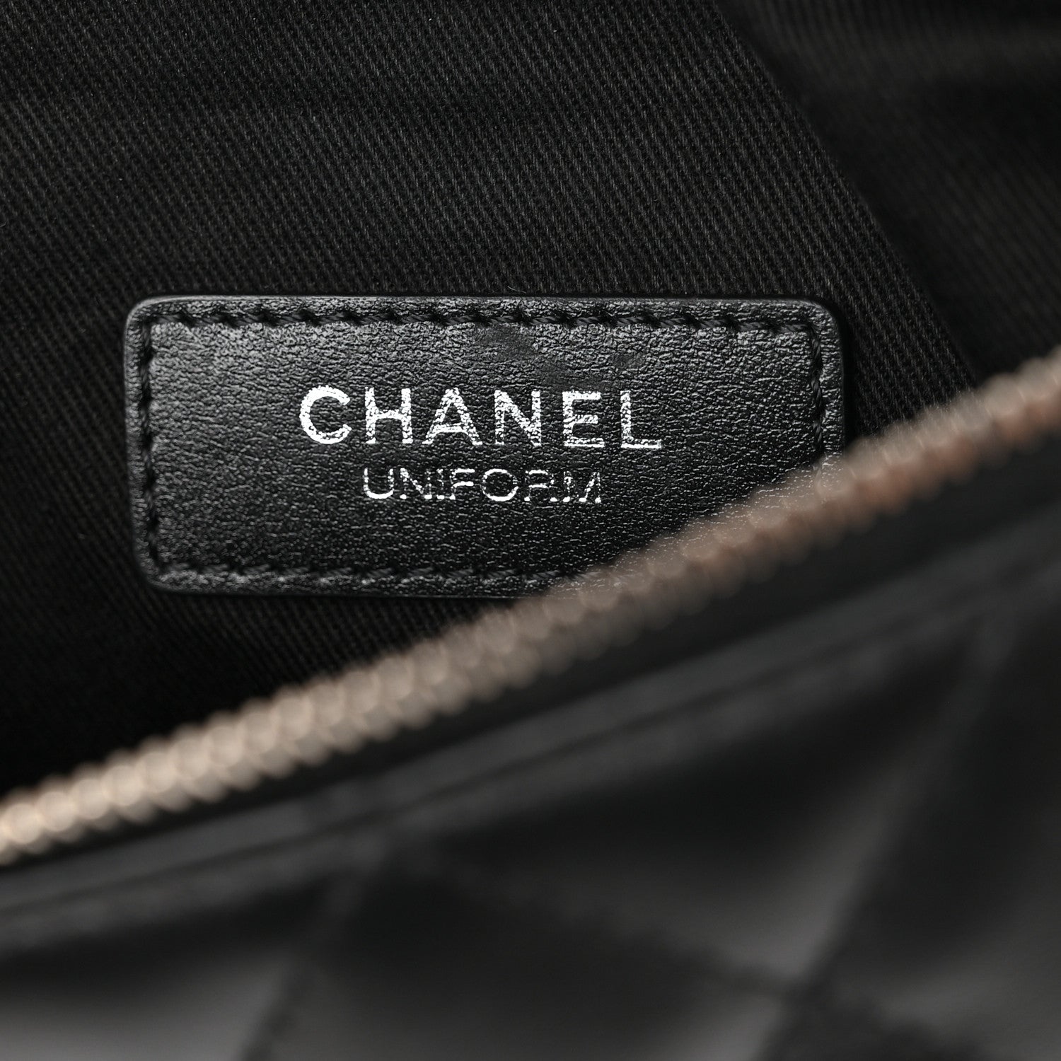 Chanel Calfskin Quilted Waist Belt Bag Black 6 of 10