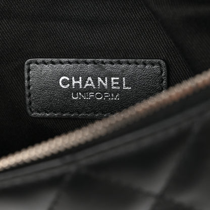 Chanel Calfskin Quilted Waist Belt Bag Black 6 of 10