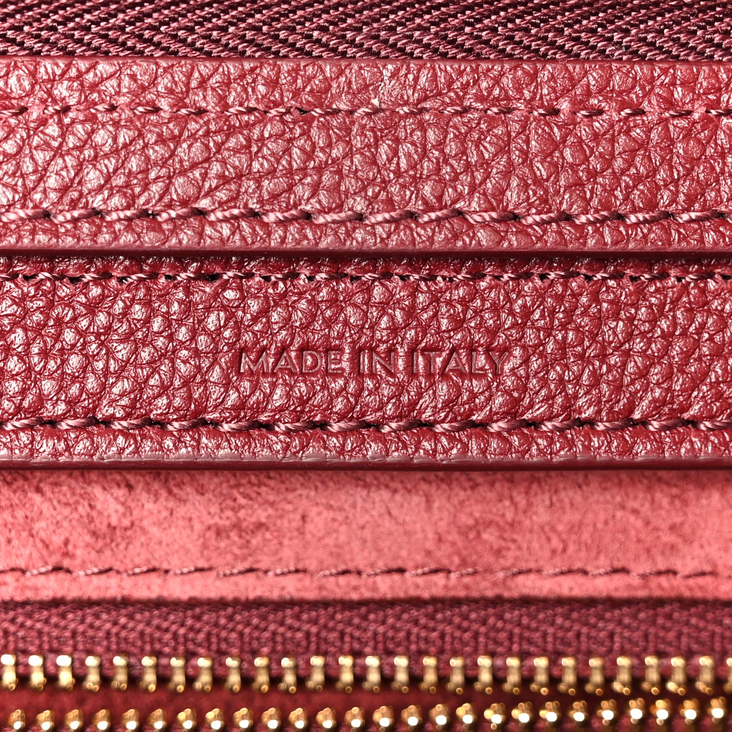 Grained Calfskin Little New Luggage Syrah