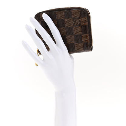Louis Vuitton Damier Ebene Zippy Coin Purse 2 of 9