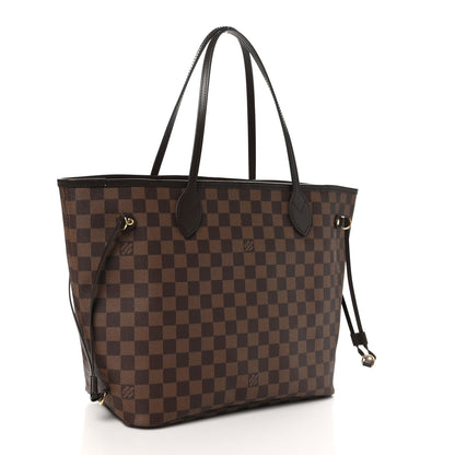 Louis Vuitton Damier Ebene Neo Neverfull MM Rose Ballerine 3 of 9