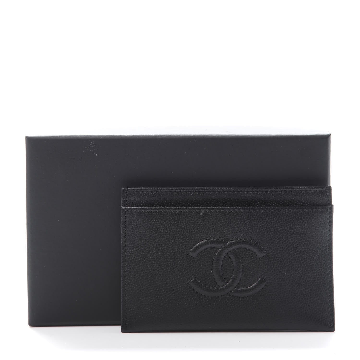 Chanel Caviar Timeless CC Card Holder Black 9 of 9