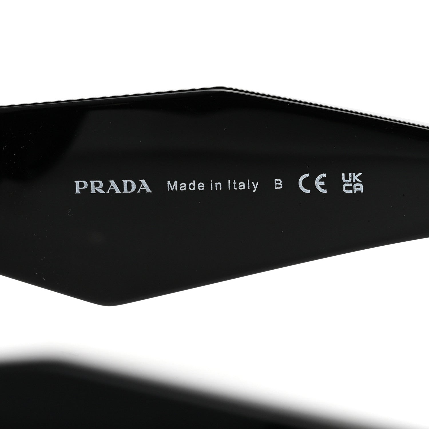 Prada Acetate Symbole Sunglasses SPR 17W Black 6 of 8