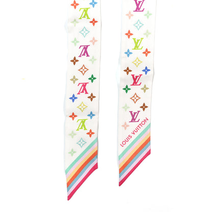 Louis Vuitton LV X TM Silk Monogram Multicolor BB Bandeau White 2 of 4