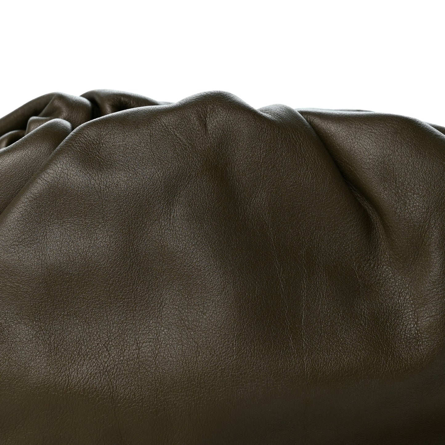Smooth Butter Calf The Pouch Oversized Clutch Mud