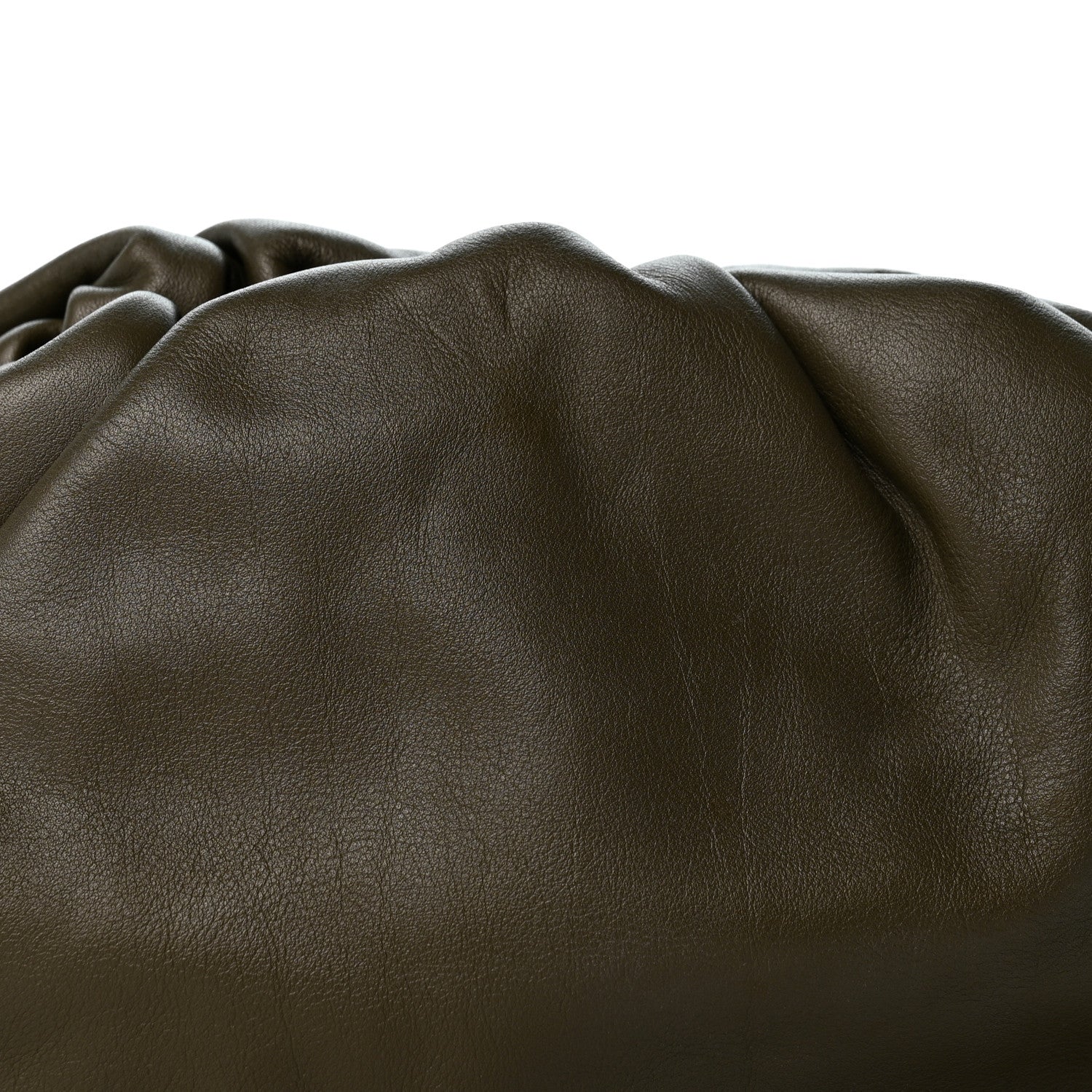 Bottega Veneta Smooth Butter Calf The Pouch Oversized Clutch Mud 7 of 9