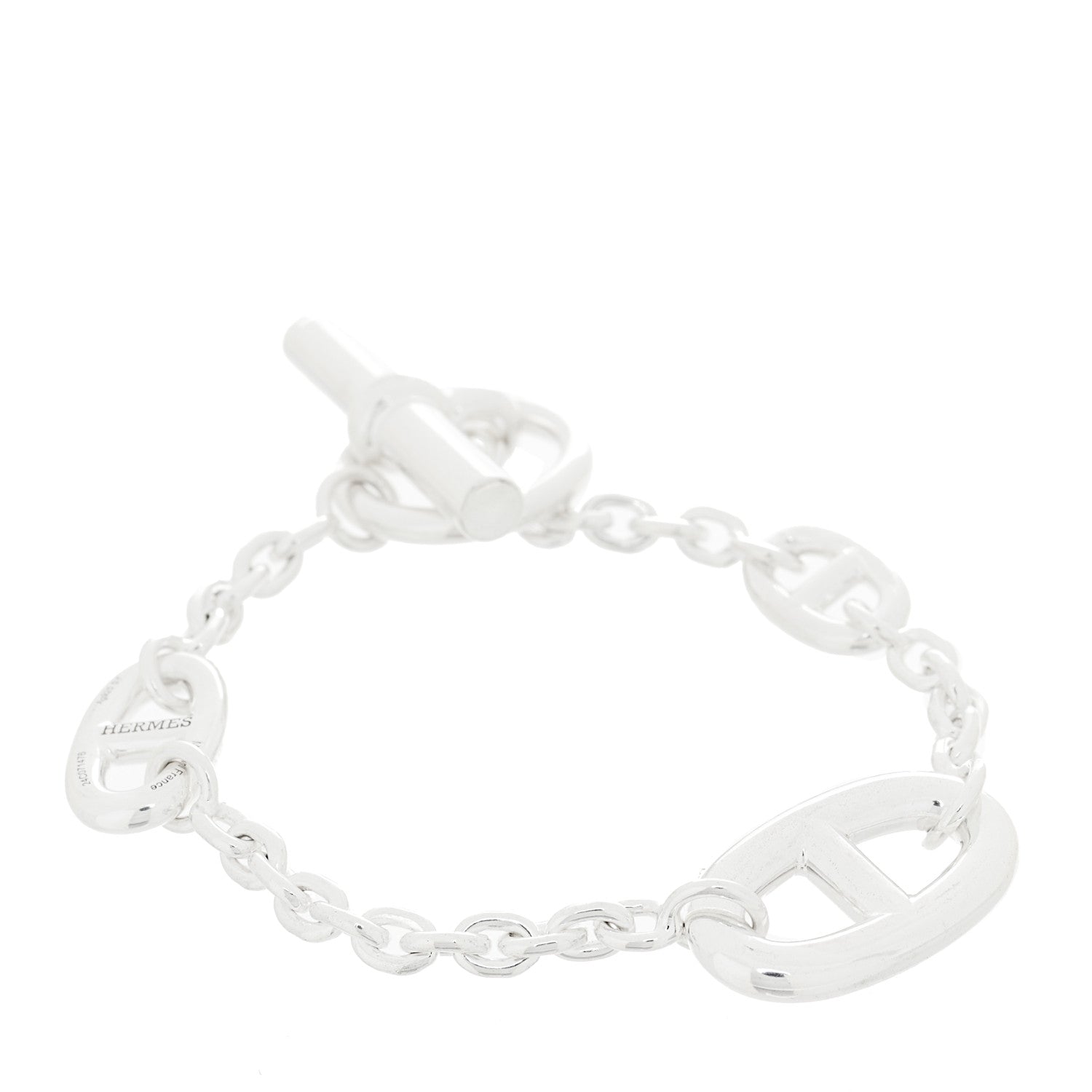 Hermes Sterling Silver Farandole Bracelet ST 1 of 4