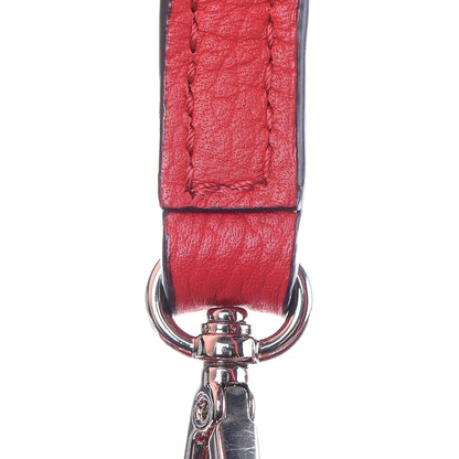 MCM Grained Calfskin Milla Double Crossbody Bag Ruby Red 15 of 17