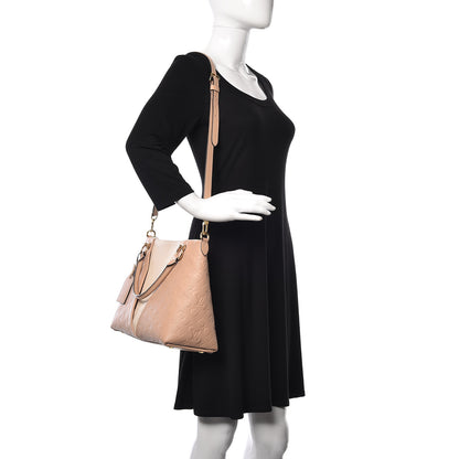 Louis Vuitton Empreinte V Tote MM Beige Rose Creme 3 of 13