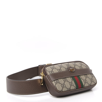 Gucci GG Supreme Monogram Ophidia Belted iPhone Case 90 36 Dark Brown 4 of 10