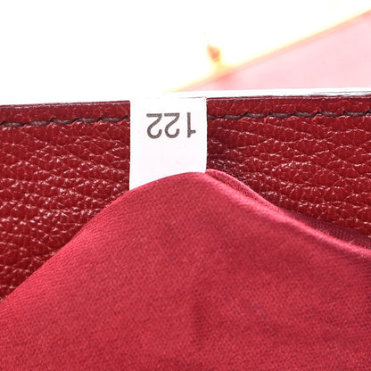 Miu Miu Goatskin Madras Shopping Tote Mandarino Rubino 9 of 10