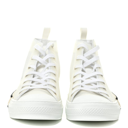 Christian Dior Canvas Mens B23 High Top Sneakers 45 White 2 of 12