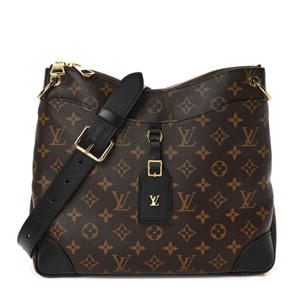Louis Vuitton Monogram Odeon MM Black 1 of 11