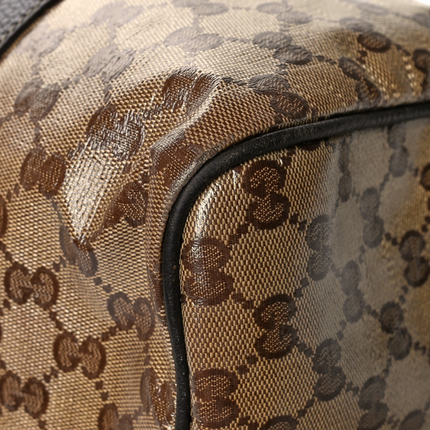 Gucci Crystal Monogram Medium Joy Boston Dark Brown 11 of 13